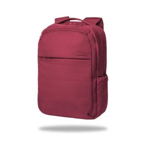 Bordo spalvos CoolPack kuprinė iš priekio