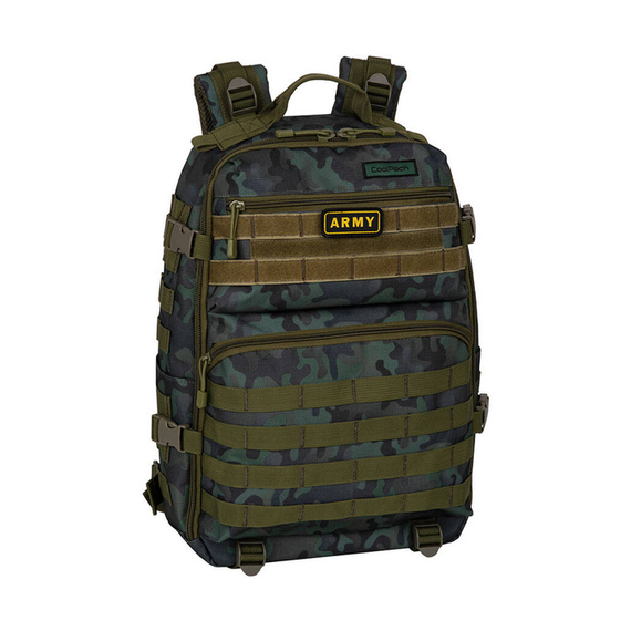 Kuprinė CoolPack Soldier su kariniu kamufliažu iš priekio