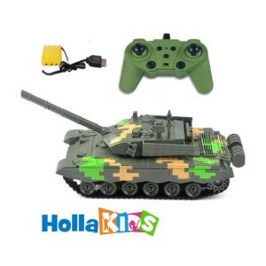 Interaktyvus didelis karo tankas su pulteliu HollaKids