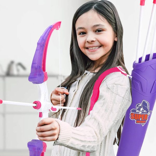 Lankininko rinkinys HollaKids vaikams violetinis su LED efektais ir taikiniu - Image 3