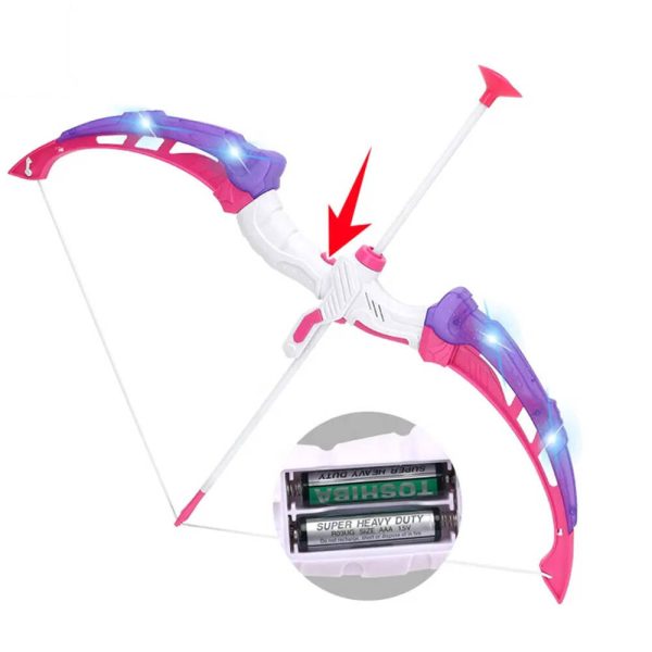 Lankininko rinkinys HollaKids vaikams violetinis su LED efektais ir taikiniu - Image 8